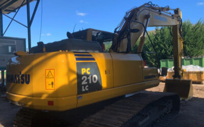 Nueva entrega de maquinaria: Excavadora de oruga PC210