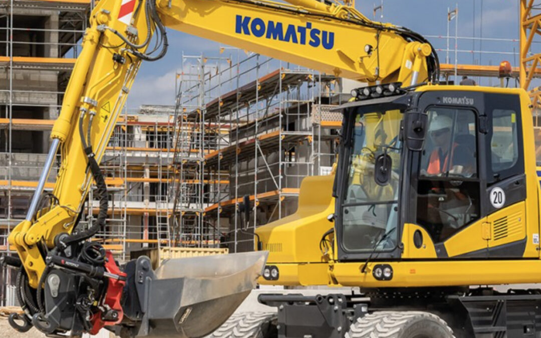 Komatsu anuncia las nuevas excavadoras de ruedas PW168-11 y PW198-11